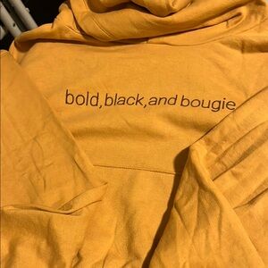 Bold Black and Bougie Yellow Hoodie